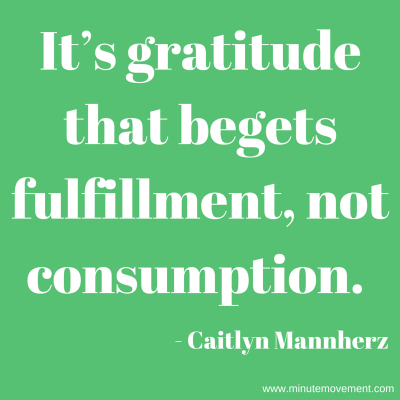 Gratitude Begets Fulfillment